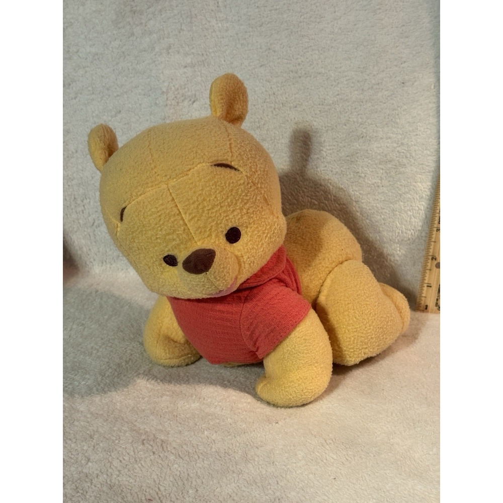 2003 Disney Winnie The Pooh Crawling Plush Magic Touch N Crawl Fisher Price VTG